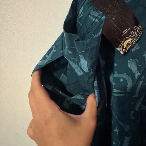 New Torrid Size 1 (14/16) Disney Hocus Pocus Mini Challis Button Front Skirt NWT - Picture 7 of 14